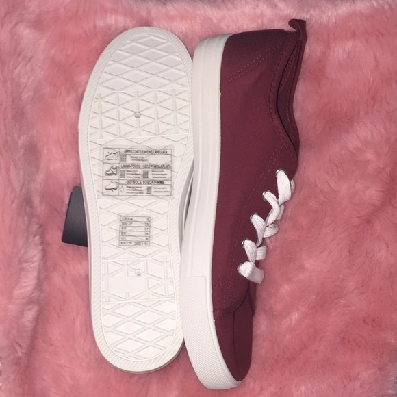 Forever 21 Burgundy Sneakers - Picture 3 of 4